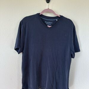 Tommy Bahama Men's Dark Blue V-Neck Tee
